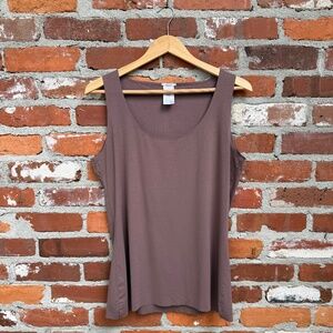 Wolford Jersey Top Sleeveless Brown Large